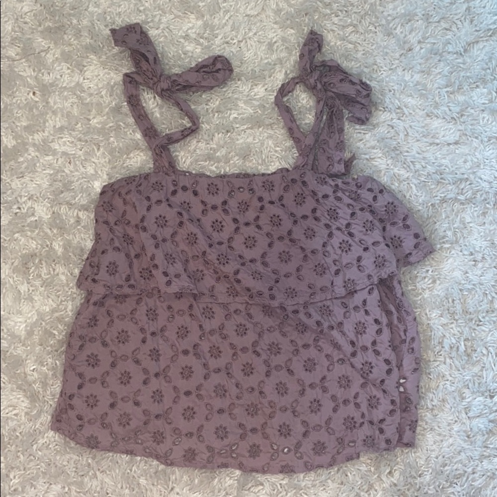 Purple American Eagle Tank-Top